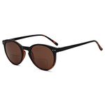 Eyekepper Schluesselloch Stil Federschanier Runde Bifocal Sonnenbrille Sonne Leser Schwarz-schildkroete +1.5