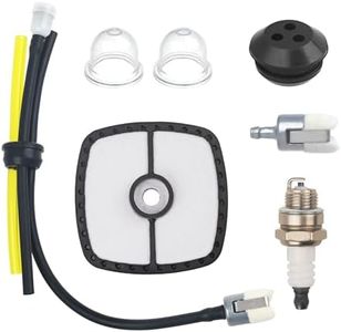 SRM 225 Tune Up Kit, Replacement Parts Fit for Echo Weed Eater, Leaf Blower, String Trimmer SRM-210, SRM-230, PAS-225, PB-250LN, Includes Air Filter, Fuel Line, Spark Plug, Primer Bulb, Fuel Filter