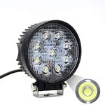 OPP ULITE 27W LED Work Light Offroad Flood Beam Waterproof Driving Lamp 12V 24V for Car Truck Boat SUV ATV 4WD