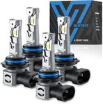 rimthin 9005 9006 Bulbs Combo, 800% Brighter with Cooling Fan, Plug and Play, Pack of 4