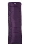 Mountain Warehouse Basecamp 200 Sleeping Bag - 2 Season Kids Camping Bag, Extreme Temperature Of 5C - For Spring Summer, Camping & Trekking Dark Purple