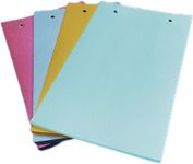 Hope kart File Divider Sheets Organizer for File Separator Inserts, Multicolor, A5 Size, 23 L X 14 W cms (500)