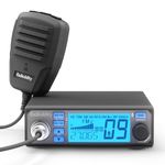 Radioddity CB-500 CB Radio Portable Mobile Transceiver with Noise Reduction, AM FM, 4W Power Output, Instant Emergency Channel 9/19, Handheld Mic, and 7 Color Backlit Display, for Truckers