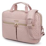 BAGSMART Laptop Bag 15.6 Inch Briefcase for Women Large Laptop Case Computer Bag Office Travel Business, Pink