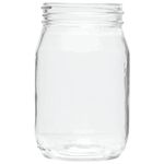 Libbey 92103 Glass 16 Oz. Drinking Jar - 12 / CS