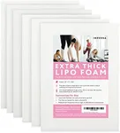 IMPRESA [6 Pack] Extra Thick Lipo Foam - Post Surgery Ab Board for Use with Post Liposuction Surgery Compression Garments Such As Fajas Colombianas, Phax and Lowla Coresets - Medical Grade Foam