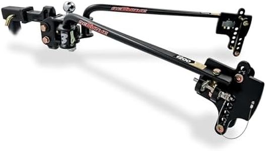 Camco Eaz-Lift ReCurve R3 1,000lb Weight Distribution Hitch | Features 1,200lb Max Tongue Weight Rating, 2-5/16-inch Ball has a 15,000lb Max Rating, and Adjustable Sway Control | (48752)