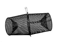 Frabill Deluxe Vinyl Crawfish Trap with 2-Piece Torpedo, 16.5 x 9-Inch