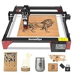 KENTOKTOOL Laser Engraving Machine, 50 W CNC Laser, 400 x 400 mm Eye Protection, Fixed Focus Engraving Machine and Laser Cutter, High Precision Engraving Cutting, for Wood, Metal, Glass, Acrylic