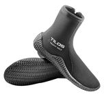 Tilos TruFit Dive Boots, First Truly Ergonomic Scuba Booties, Available in 3mm Short, 3mm Titanium, 5mm Titanium, 5mm Thermowall, 7mm Titanium