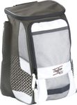 Rawlings | R500 2.0 Backpack Equipment Bag | Baseball/Softball | White/Grey