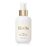 EllaOla Baby Massage Oil | Organic, Moisturizing Formula Made With Natural Jojoba, Avocado, and Argan Oil to Hydrate Sensitive Skin and Protect Against Cradle Cap | 5 fl. oz.