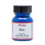 Angelus Acrylic Leather Paint, Blue, 1 oz.