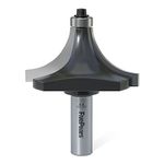 FivePears 1" Radius Roundover Router Bit 1/2 Inch Shank, Round Over Router Bit for Edging Forming Rounding