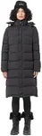 Fitouch Sylvia Women's Long Down Puffer Coat Jacket | Lightweight Parka | 750+ Fill Power | Mid Length