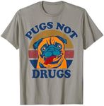 Pug-Shirt Pugs Not Drugs Funny Mom 