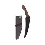 Barebones Timber Saw - Hand Saw with Ergonomic Walnut Handle - Timber Saw for Camping, Pruning, and Wood Cutting - Curved Blade Runner Saw and Root Cutter with Sheath