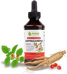 Maxx Herb Ashwagandha Liquid Extract (4 Oz Bottle with Dropper) Maximum Strength for Adrenal Support, Anxiety Relief and Natural Sleep Aid, Alcohol-Free, 60 Servings