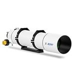 Svbony SV48P 102F6.5 Refractor Telescope, FMC Green Coated Lens Achromatic Glass Telescope OTA, 2.5" RAP Double Speed Focuser OTA for Visual Observation