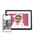 Skylight Frame – WiFi Digital Picture Frame Customer Support, Digital Photo Frame with Easy Setup, Touch Screen Digital Frame, Photo Gifts for Parents and Grandparents - 10 Inch Black