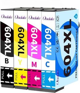 4-Pack 604XL Ink Cartridge Replacement Compatible with Epson 604XL 604 XL Ink Cartridge Multipack for Expression Home XP-2200 XP-3200 Workforce WF-2910 WF-2930 WF-2950 Printer