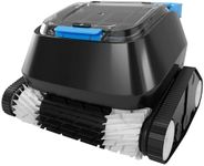 8streme Black Pearl Ultra Robotic Pool Cleaner – Battery-Powered Inground Vacuum for Pools Up to 10 Ft Deep – Wall Climber – 150 Min Runtime – 7 Quart Top Load Filter – 2-Year Warranty