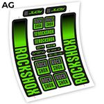 Rock Shox Judy 2021 Vinyl Adhesive Fork Stickers (AG - Apple Green)