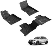 3W Floor Mats Compatible for Benz GLC 2023 2024 TPE All Weather Custom Fit Floor Liner for Benz GLC 1st 2nd Row Full Set Car Mats, Black