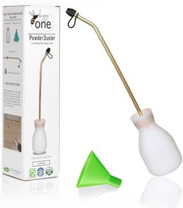 Bizzy One Pest Control Powder Duster/Larger 8OZ Diatomaceous Earth Bulb Duster/Powder Applicator/Garden Applicator/Bulb for Indoor and Outdoor Eco Friendly Pest Control