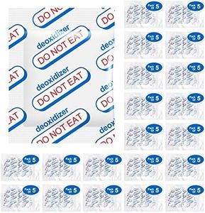 400cc Oxygen Absorbers for Food Storage - 100 Count (20x Packs of 5) - for Long Term Food Storage & Survival, Mylar Bags, Canning, Harvest Right Freeze Dryer, Dehydrated, and Preserved Foods