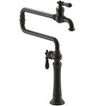 KOHLER K-99271 Artifacts 22" Double Handle Deck Mounted Pot Filler, Oil Rubbed Bronze