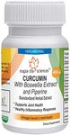 Curcumin 95% with Boswellia 65% and Piperine 95% - 500mg - 60 Vegan Capsules - Joint Health