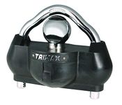 Trimax UMAX100 Premium Universal 'Solid Hardened Steel' Trailer Lock (fits all couplers)