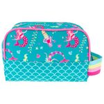 Stephen Joseph Toiletry Bags for Kids | Cute Attractive Design Travel Cases, Printed Multiutility, Reusable & Washable Organizer Bag (Mermaid)