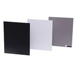 Movo Photo Color/White Balance Card Set for Digital Photography (Full-Sized, 8 X 10")