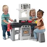 Simplay3 Cooking Kids Dine-in Kitchen Set with 2-Seat Table and 32 pc Kids Kitchen Set
