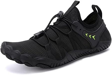 Zapatos de Agua para Hombre y Mujer Zapatos de Playa Zapatos de natación de Secado rápido Zapatos de Surf Descalzos Deportes Acuáticos para Mar Río Aqua Calzado de Natación Unisex Negro EU43