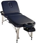 Earthworks Harmony MASSAGE TABLE with Lifting Backrest: Lightweight at Only 15.8kg, 28" Wide (28 inches, Cream)