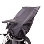 Zamboo Child Bike Seat Rain Cover - Raincover for Child Bike Seat Rear (Eg. Thule, Polisport, Urrider, Hamax) - Black