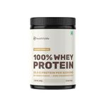 HealthifyMe 100% Whey Protein Blend, Classic Vanilla-500 Gms, 25.5Gm Protein, 5.6Gm Bcaa, Digestive Enzymes, No Added Sugar Or Artificial Sweeteners, Zero Preservatives, Muscle Support & Recovery