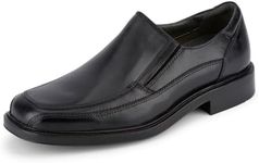 Dockers Proposal - Genuine Full-Grain Leather Slip-On Loafer Dress Shoes for Men Featuring All Motion Comfort Technology, EVA Sock Lining, and Durable Rubber Outsole, Black, 9