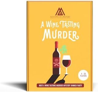 Physical Boxed Kit - Replay-able A Wine Tasting Themed Murder Mystery Game Kit English 4-20 Players