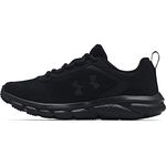 Under Armour Women's Charged Assert 9 Running Shoe, Black (002)/Black, 10