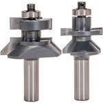 MLCS Tongue & Groove V-Notch Router Bit 2-Bit Set