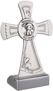 Precious Moments Baptism Cross, Cream/White