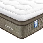 Inofia Double Mattress,12 Inch Memory Foam Mattress with Stellar Pocket Sprung, Double Bed Mattress with Tencel Fabric,OEKO-TEX Certified,The Imperial Collection(135×190×30cm)