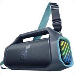 soundcore Anker Boom 2 Plus Outdoor Speaker, Bluetooth Speaker with 140W, 2+2 Channel, BassUp 2.0, 20H, Fast Charge, IPX7 Waterproof, RGB Lights, USB-C, Power Bank, for Camping, Beach, Garden