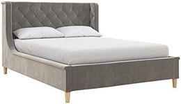 Little Seeds Monarch Hill Ambrosia Gray Full Size Upholstered Bed,