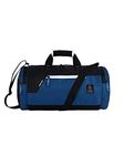 Gear Polyester Cross Training 22L Medium Water Resistant Travel Duffle Bag/Gym Bag/Sports Duffle for Men's/Women's (Moroccan Blue-Black), 23 Cm