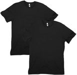 American Apparel CVC T-Shirt, Style G2001CVC, 2-Pack, Black (2-Pack), Large